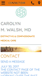 Mobile Screenshot of carolynwalshmd.com